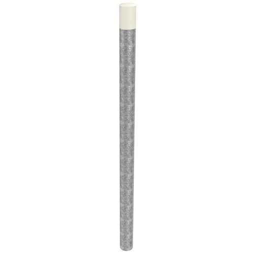 POTELET URBIN PMR TÊTE BOMBÉE MÉTAL HTR 1.20M Ø76MM - GALVA - BUTON DESIGN