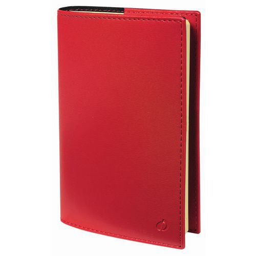AGENDA CIVIL SEMAINIER SOHO PRÉSIDENT - 21 X 27 CM - ROUGE - QUO VADIS