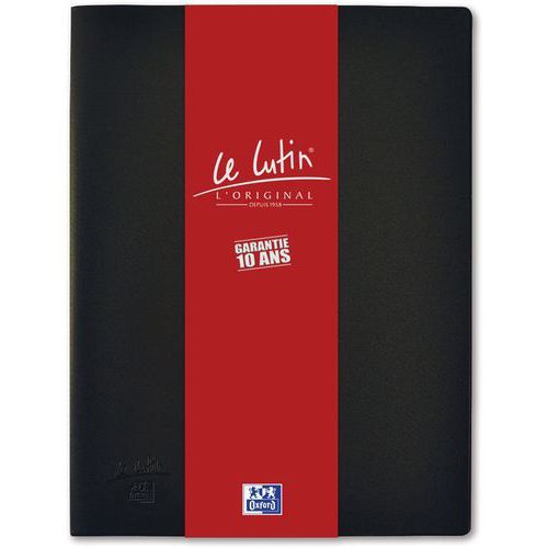 PROTÈGE DOCUMENTS OXFORD LE LUTIN A4 160 VUES PVC - NOIR