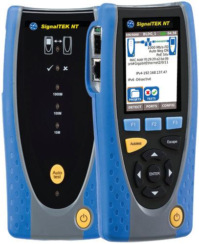 QUALIFICATEUR, TESTEUR DE TRANSMISSION, 10/100/1000MBITS/S, ACTIFS ET PASSIFS, USB, R - IDNSIGNALTEKNT-V2