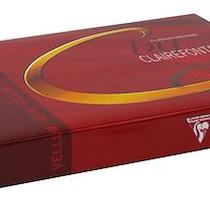 RAMETTE 250 FEUILLES A4 VELIN IVOIRE 100G CLAIREFONTAINE