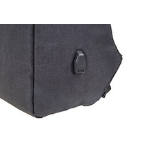 LIGHTPAK SAC À DOS 'SAFEPAK', AVEC PORT USB, ANTHRACITE