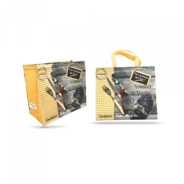 Sac cabas polypropylène tissé imprimé 