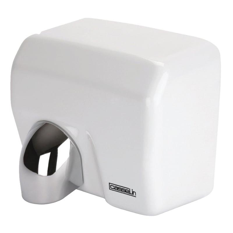 Sèche-mains à bec Casselin - blanc ou inox - boîtier anti-vandalisme 2 mm - séchage rapide 15s - buse orientable 360°_0