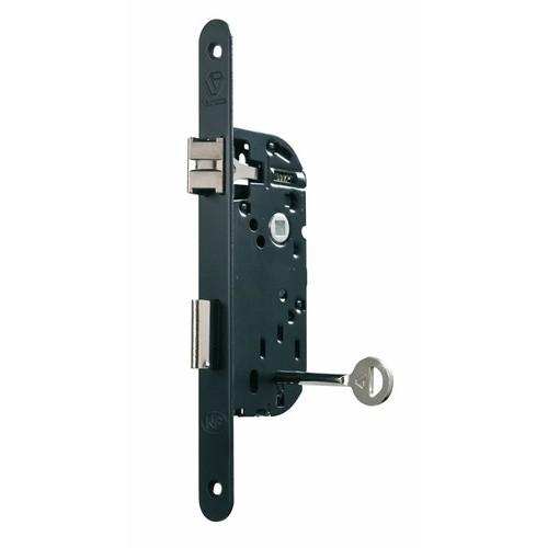 SERRURE À LARDER - À PÊNE DORMANT - AXE 40 MM - DROITE - NOIRE - D25 VACHETTE