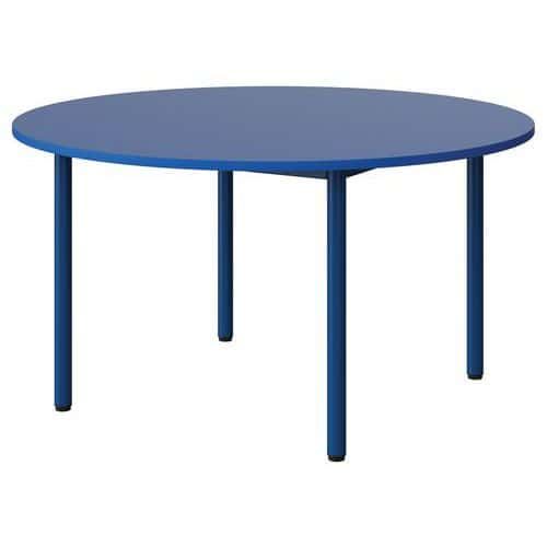 TABLE MALIBU Ø 120 T4 4P STRA ABS BLEU U525/BLEU 5005