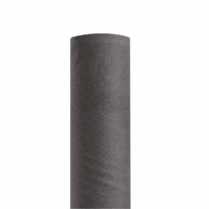 Tissu Krepp ignifugé M1 gris - 1,20x10m - Parfait pour stands et expositions_0