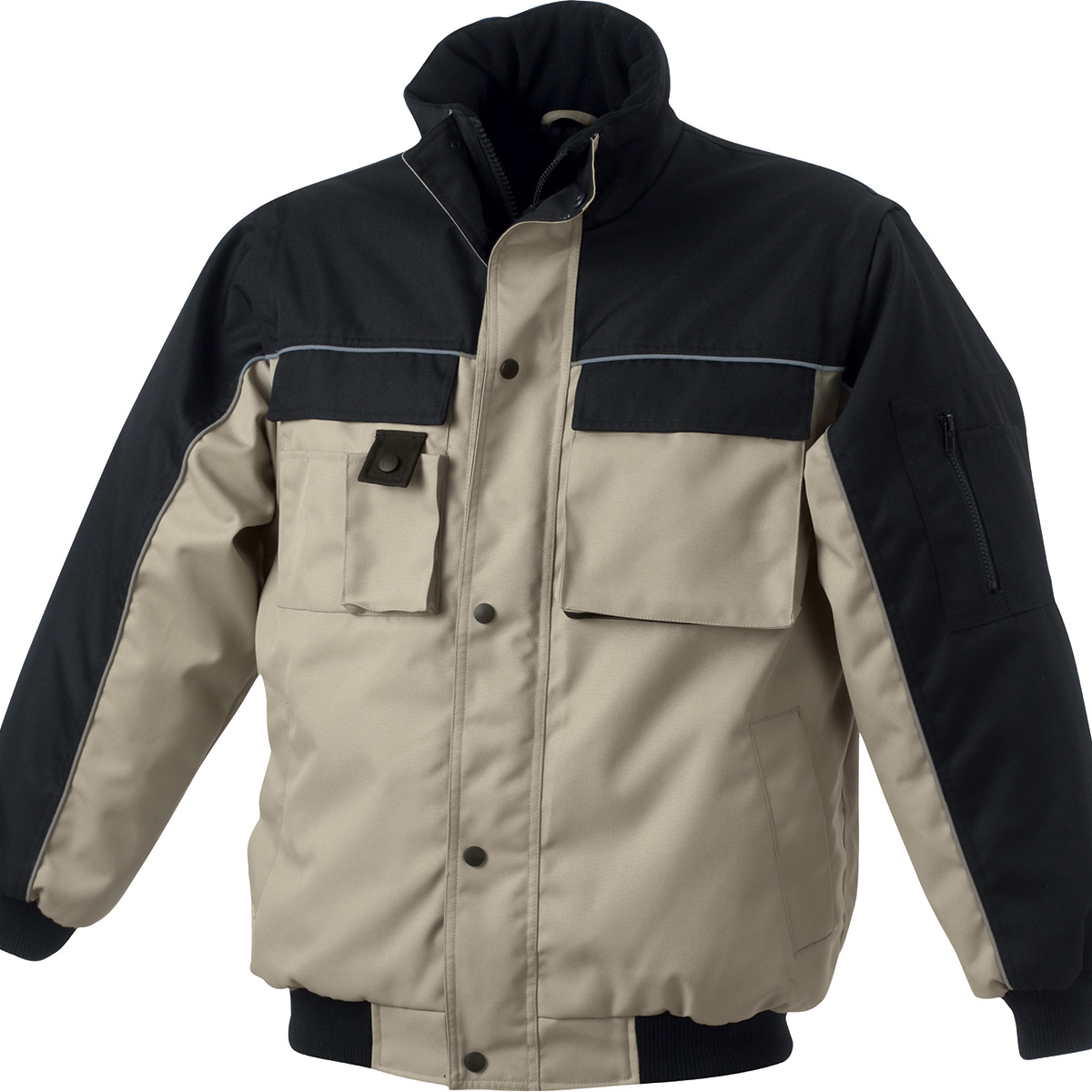 Veste de travail - manches amovibles - plusieurs couleurs - modèle JN810 - tissu Téflon anti-taches_0