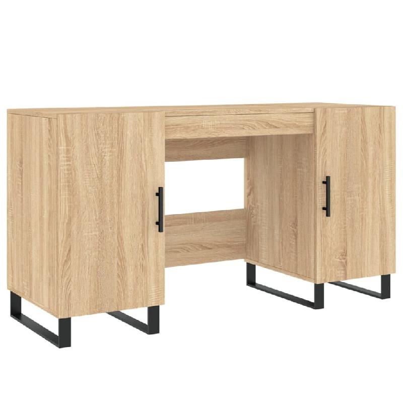VidaXL Bureau chêne sonoma 140x50x75 cm bois d'ingénierie Modèle Orion Office Prime - 829575_0