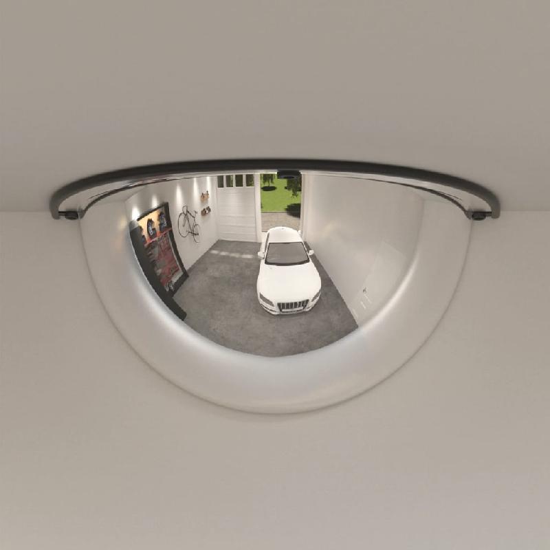 Vidaxl miroirs de circulation en demi-dôme 2 pcs ø30 cm acrylique 153089_0
