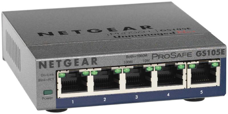 NETGEAR - ProSafe Switch Métal Gigabit 5 Ports RJ45 10/100/1000 - Boîtier robuste et silencieux_0