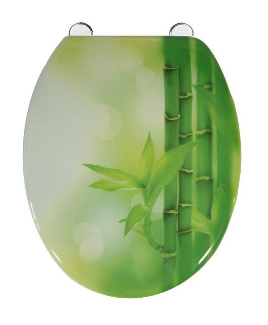 Abattant WC en Bois Luxe 48cm Bleu Pétrole