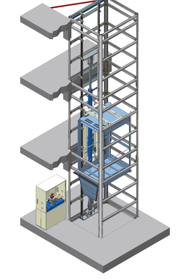 Ascenseur de maison lift plus - kleemann - charge nominale 180 à 1000 kg_0