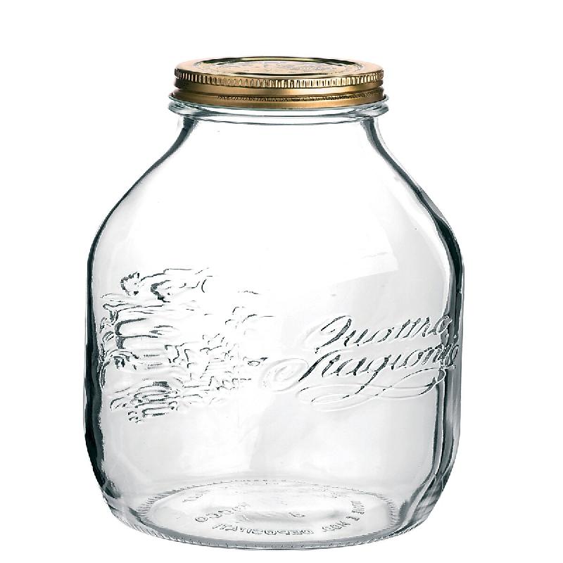 Bormioli Rocco - Quattro Stagioni carafe 1 litre avec couvercle - Carton de 12 - transparent verre 532453_0