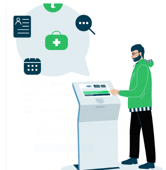 Borne d'accueil tactile - Gestion de file d'attente - Interface intuitive et personnalisable - Modules complémentaires_0
