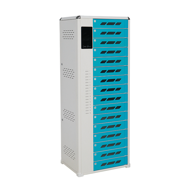 Casier de recharge BRVL16 Bravour® - 16 compartiments avec charge AC, USB-C (65W) et USB-A_0