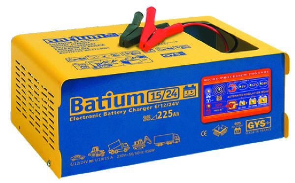 CHARGEUR BATTERIE AUTOM.BATIUM 15-24 6/12/24V GYS