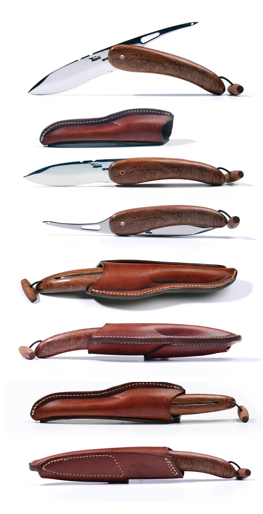 Coutelleries de cuisine gréeur - couteau à lame forte, épissoir robuste et outils intégrés_0