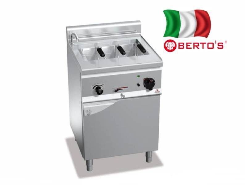 Cuiseur à pâte électrique 25L - Berto's E6CP6M - Fabriqué en Italie - Acier inoxydable AISI 304 et 316_0