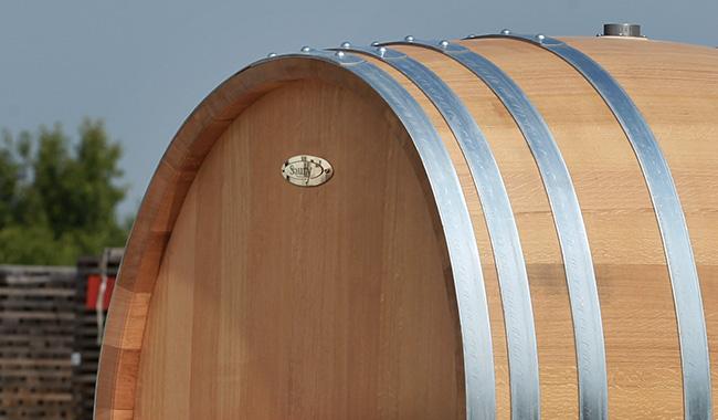 Cuve tronconique - Foudre en chêne français pour vinification et élevage - Accessoires inox 316L inclus_0