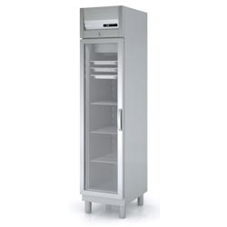 DOCRILUC Armoire Etroite Refrigeree Negative - -20/-15 - 460X665X2075 - 1 Porte Vitree Gn1/1 - 295W - Capacite 240L - 230/1/50 ACGE-50 - Acier inoxyda_0