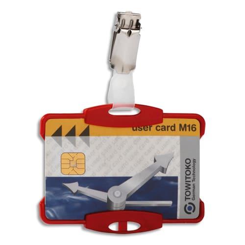 Dur b/25 porte-badge clip 1c r 811803_0