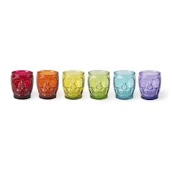 Excelsa lot de 6 verres Calavera verre 40 cl multicolore - multicolore verre 64045_0