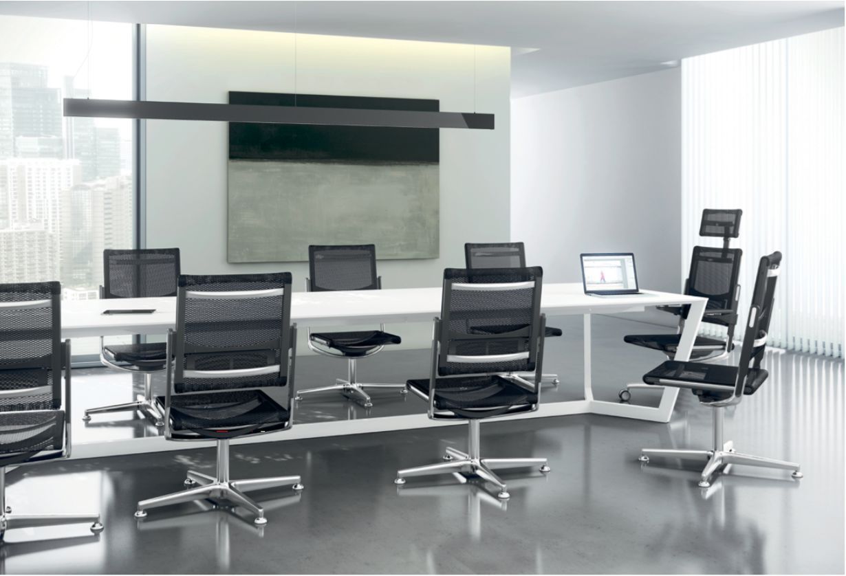 Fauteuil de direction M4 - Design minimaliste signé Martin Ballendat - Résille haute qualité_1
