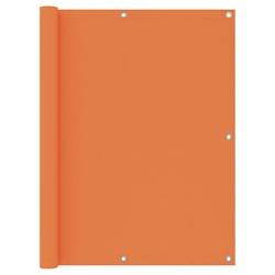 Helloshop26 - Écran de balcon brise pare vue protection confidentialité 120 x 400 cm tissu oxford orange 02_0010288 - 3000560982720_0