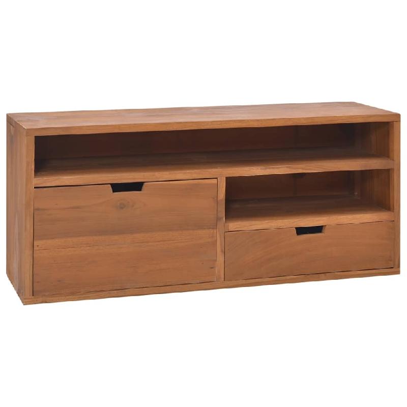 Helloshop26 - Meuble TV multimédia étagère télévision buffet téléviseur salle à manger salon chambre 90 x 30 x 40 cm bois de teck 02_0026336 -_0