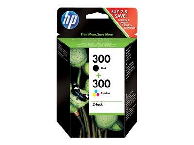 HP 300 - PACK DE 2 - NOIR - ORIGINAL - CARTOUCHE D'ENCRE