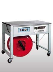 M1 - cercleuse semi-automatique Messersi Packaging - dimensions 900 L x 570 l x 730 H mm - feuillard PP 5 à 15,5 mm - tension réglable 0,5 à 60 kg_0