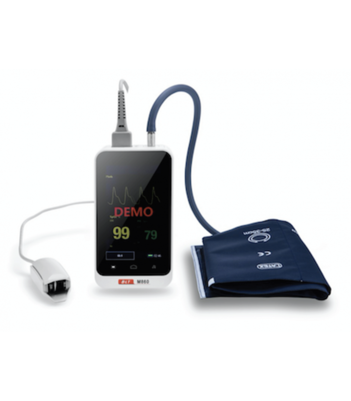 Moniteur de surveillance Biolight M860 compact/tactile avec accessoires SPO2 clip oreille - PNI - fréquence cardiaque_0