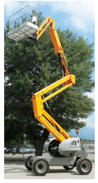 Nacelle articulée Diezel, hauteur de travail 16 m, idéale pour les gros oeuvre - MANITOU 160ATJ - disponible en location_0