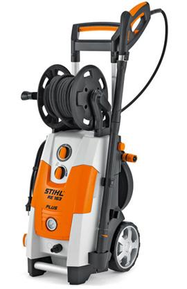 Nettoyeur haute pression eau froide Stihl RE 163 PLUS - Compact, puissant, avec enrouleur acier et tuyau textile 12m_0