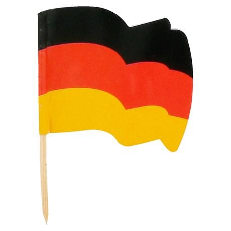 PETIT DRAPEAU ALLEMAGNE BOIS ASSORTI (VENDU PAR 144)