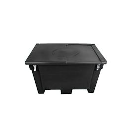 PLAST'UP ROTOMOULAGE Coffre de rangement 300l + grenouillères - NOIR - noir 0733968141774_0