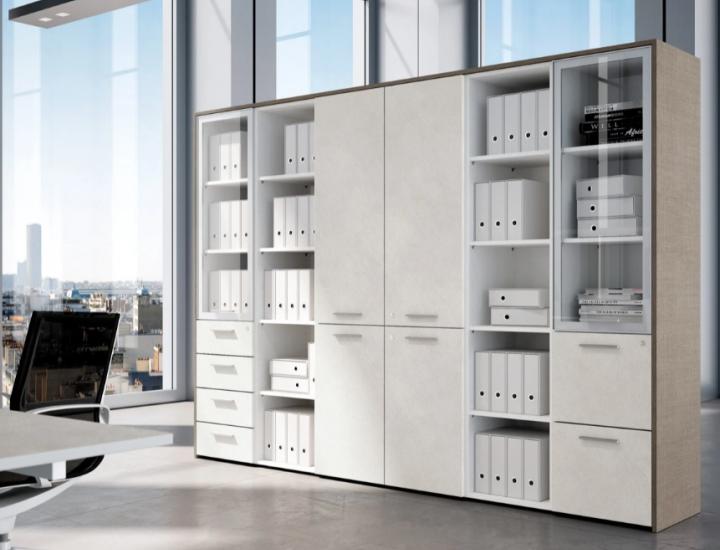 Armoire haute en aluminium à portes battantes - CONTENITORI - Ref : M872_0