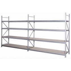 Rayonnage industriel mi-lourd galvanisé - hauteur de 2400mm avec 3 niveaux_0