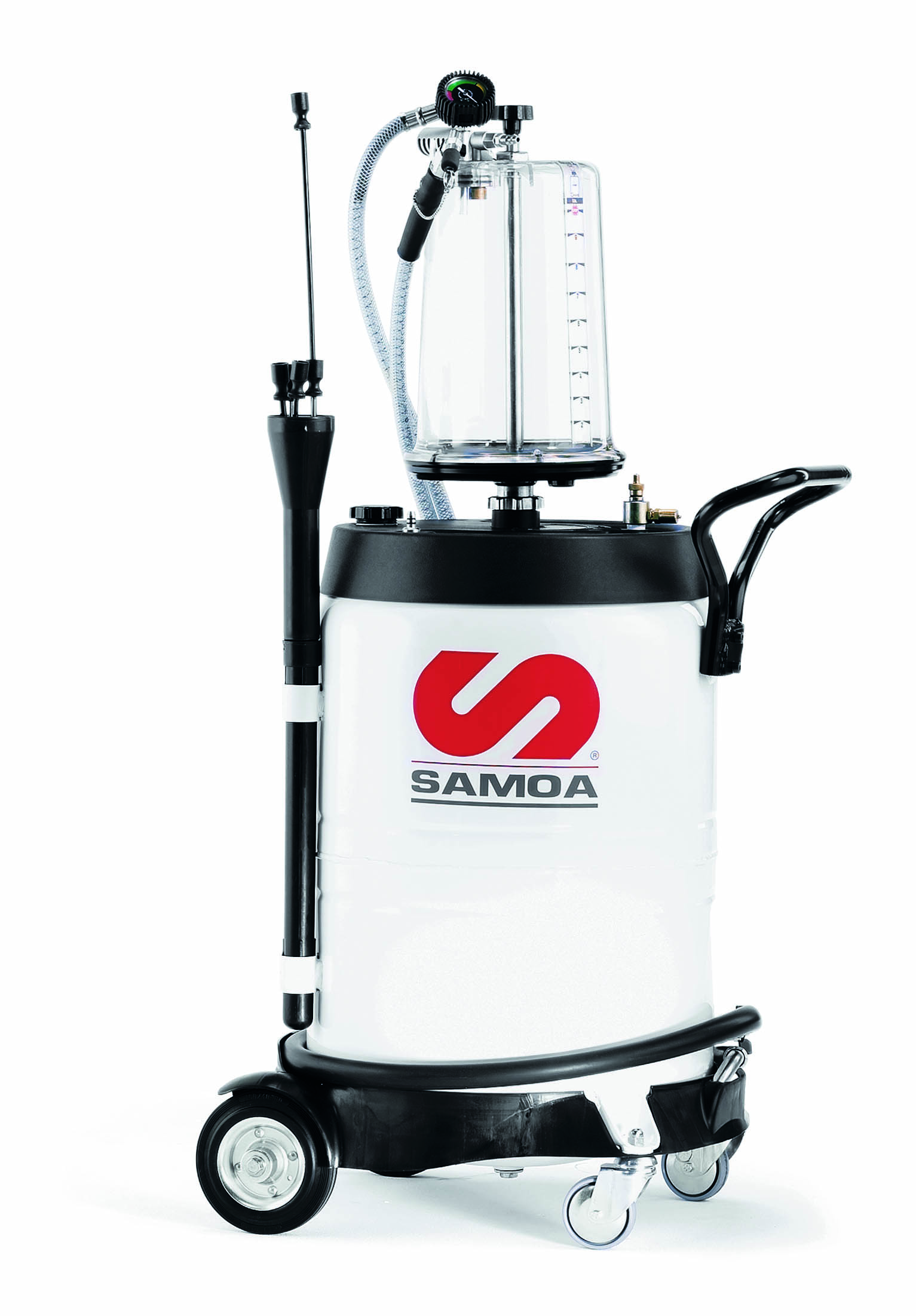 Récupérateur d'huile usée 100 litres par aspiration - Bol transparent de contrôle - Réf 372 100_0