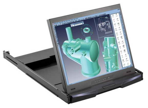 Rp-120 - ecran large lcd rackable 20