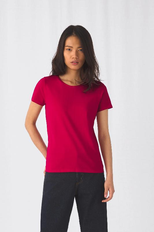 T-shirt femme #E190 - Réf: CGTW04T - 100% coton pré-rétréci ring-spun - Marque B&C_0