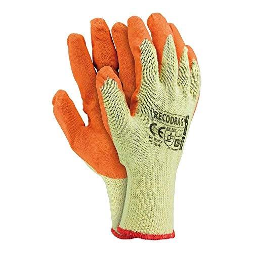 REIS REDRAG_PXL LOT DE 12 GANTS DE PROTECTION JAUNE/ORANGE TAILLE XL_0