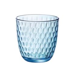 Bormioli Rocco lot de 4 lots de 6 verres 29,5 cls. Aqua slot blue - bleu verre 80043600878262_0