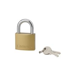 Cadenas à clé, intérieur, 50 mm, anse acier cémenté, 2 clés - THIRARD - doré 3150261800509_0