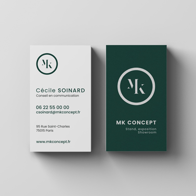 Carte de visite 250g/m² Bristol avec lamination à définir - Personnalisable et élégante_0