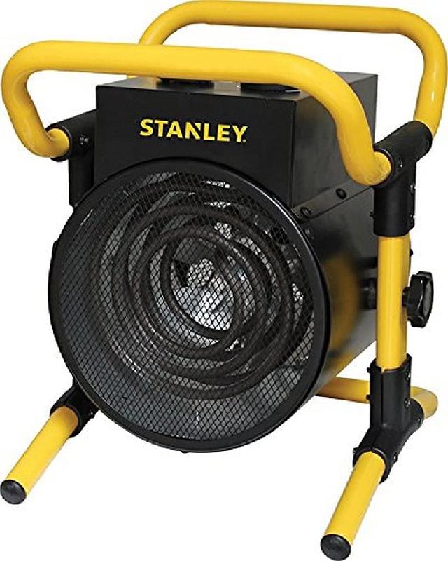 Chauffage électrique industriel de chantier - 3000W - Protection surchauffe - Noir - Stanley_0