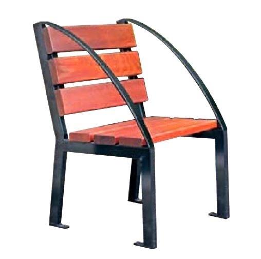 Fauteuil urbain Milan - Confort inégalable - Structure en acier et bois certifié PEFC_0