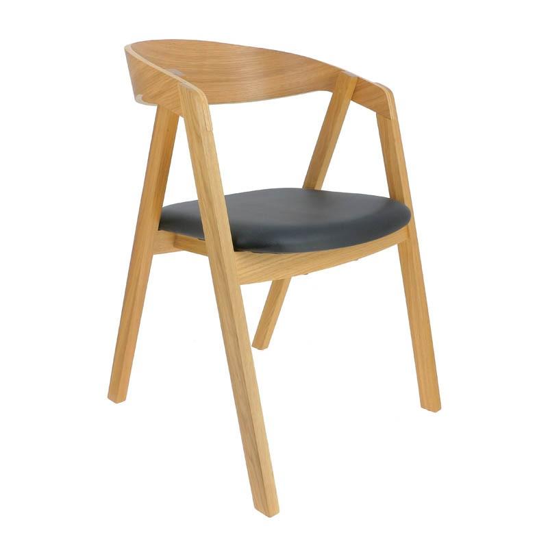 Fauteuil restaurant moderne Aluze - NATUREL_0