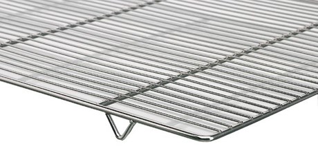 GRILLE INOX AVEC PIEDS 60 X 40  CM